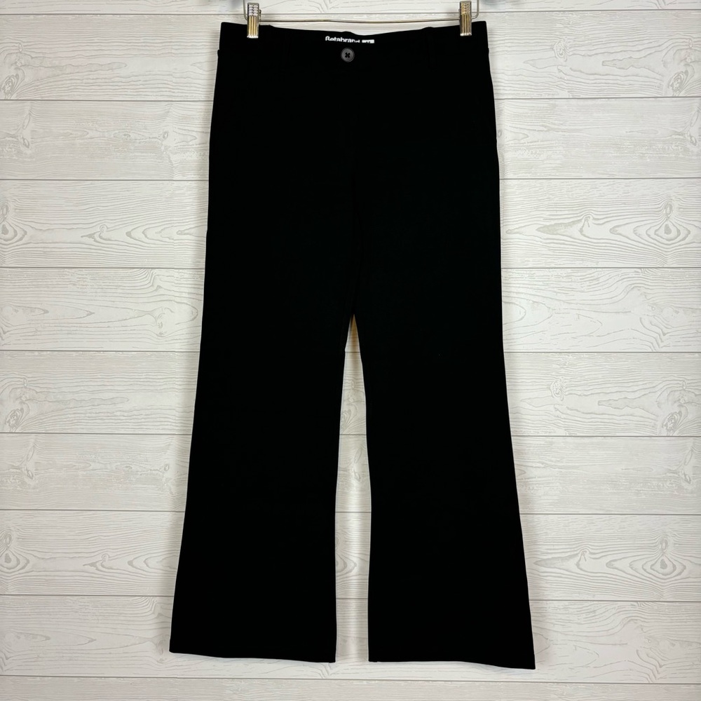 Betabrand Black Dress Pant Yoga Pants Size Petite Medium Boot Cut